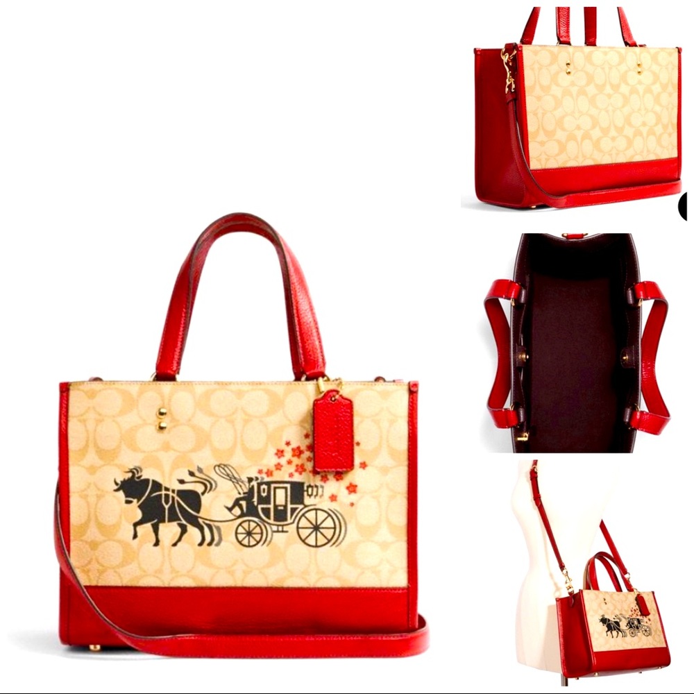 Coach Lunar Year Dempsey Carryall in Signature